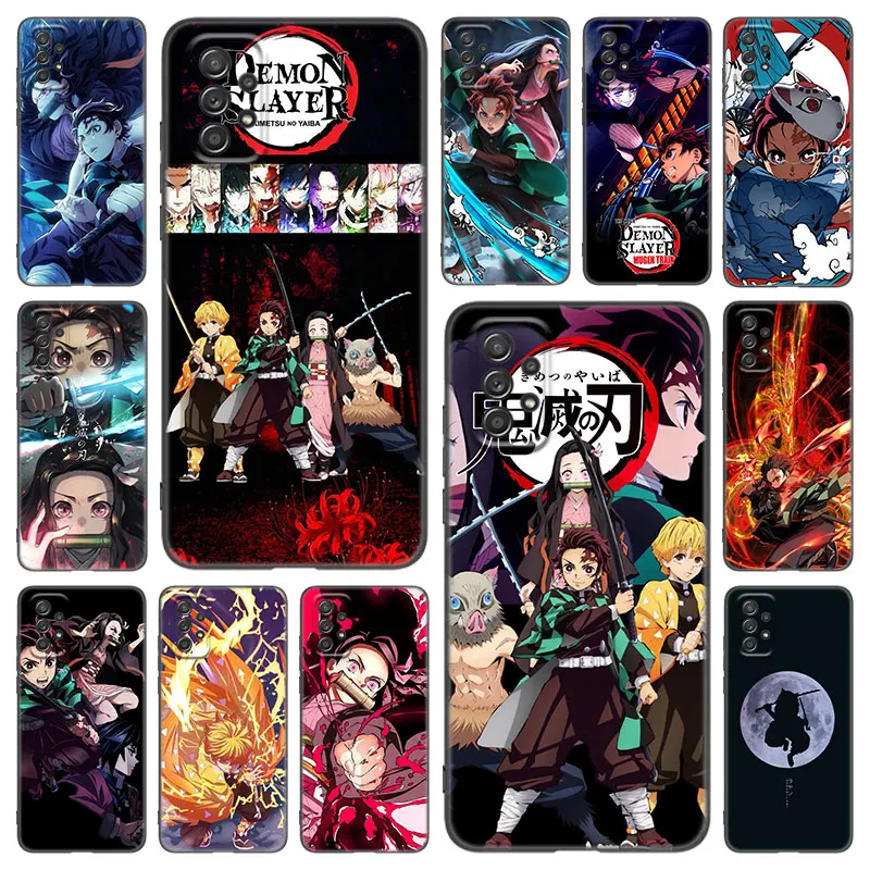 Чехол для телефона с изображением аниме рассекающего демонов для Samsung Galaxy A21, A30, A50, A52 S, A13, A22, A32, A33, A53, A73, Φ, A11, A12, A31, A51, A70, A71, A72