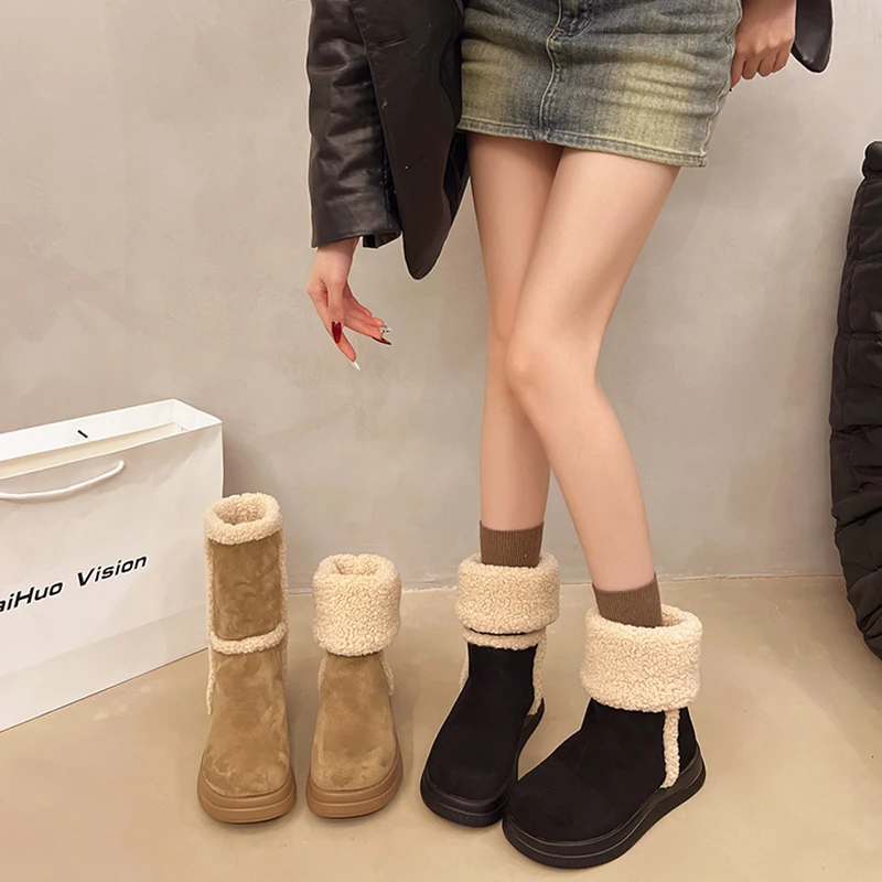 Зимние сапоги женская обувь австралийские женские ботинки 2024 зимние Лолиты в