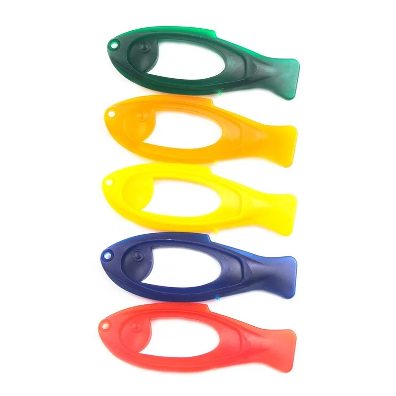 

10 Pcs Children's Fishing Bait QQ Sugar Series Food Grade Material 8cm7g Five Colors Optional Weihai Fishing Tackle