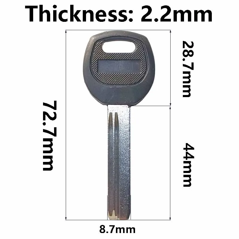 Заготовки Для Ключей Hi-Rel для дома BAODEAN длина 44 мм 5-100 шт.
