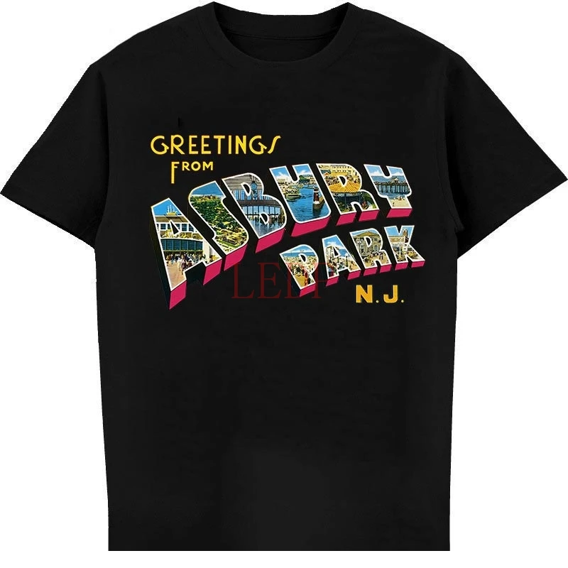 

Greetings From Asbury Park T Shirt - Full Colour As Used by Springsteen
