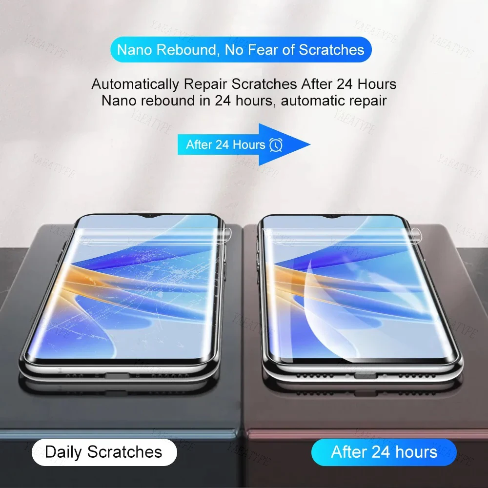 Гидрогелевая пленка для OPPO A36 F21 Pro A96 K10 4G A57 5G A16e A76 Find X5 Lite Reno6 7 8 Z Защитная экрана 3