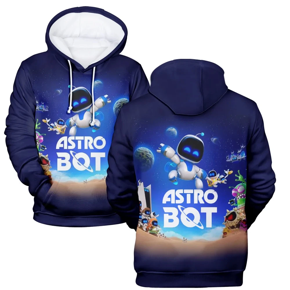 Свитшот с 3D принтом Astro Bot Game