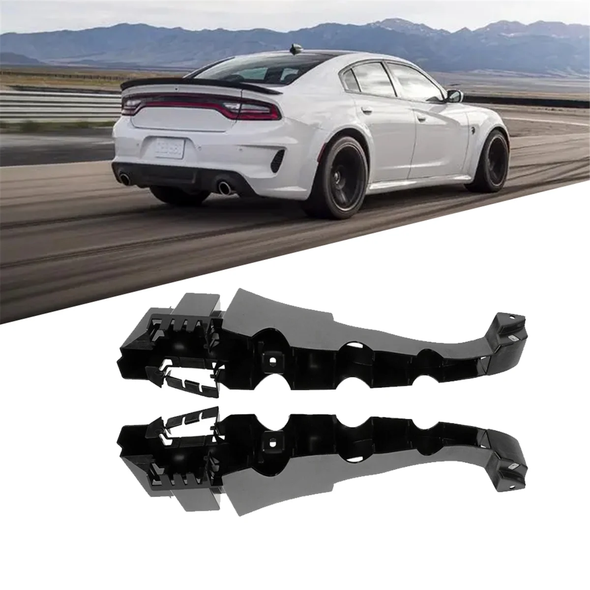 1 Пара опорных кронштейнов для заднего бампера автомобиля Mopar 68231348AD 68231349AD Dodge Charger