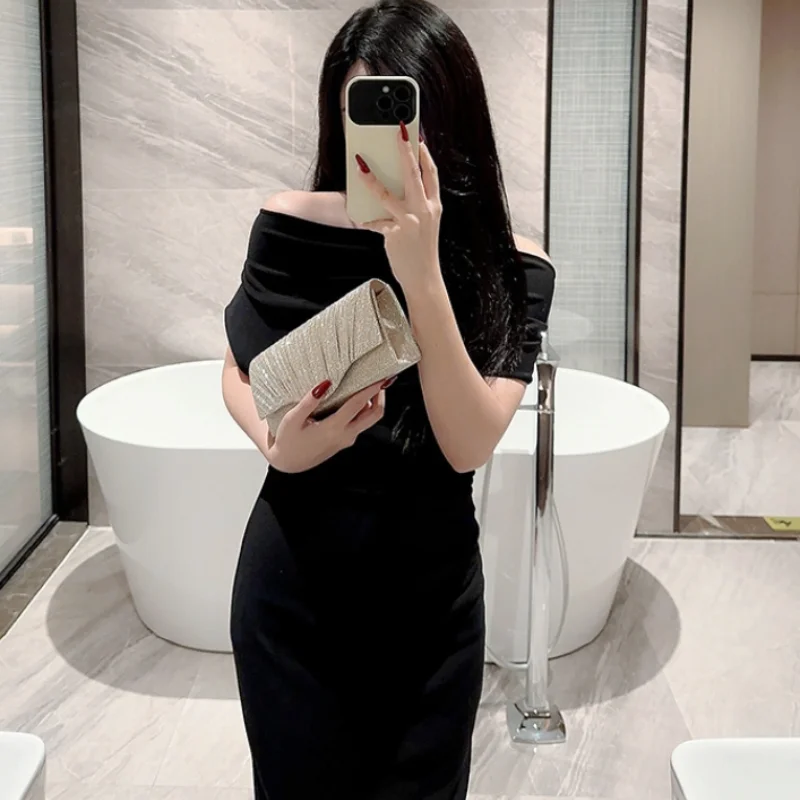 Роскошный Золотой И Серебряный Блестящий Вечерний Клатч Для Женщин Модная Сумка