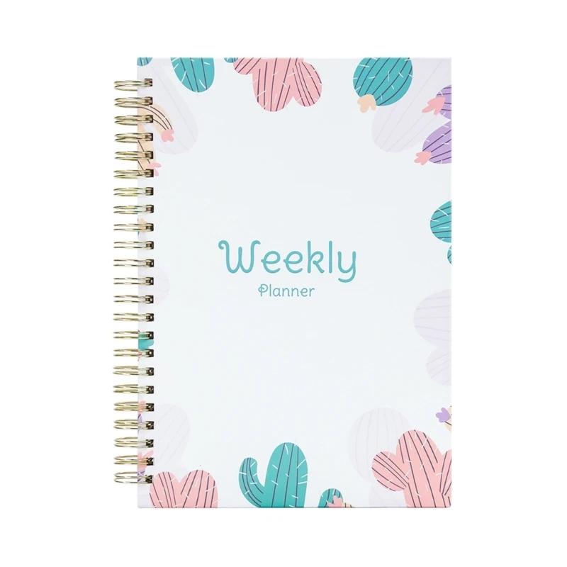 

Weekly Monthly Notebook Planner Spiral Notebook Time Memo Planning Agenda School schedule Supplies