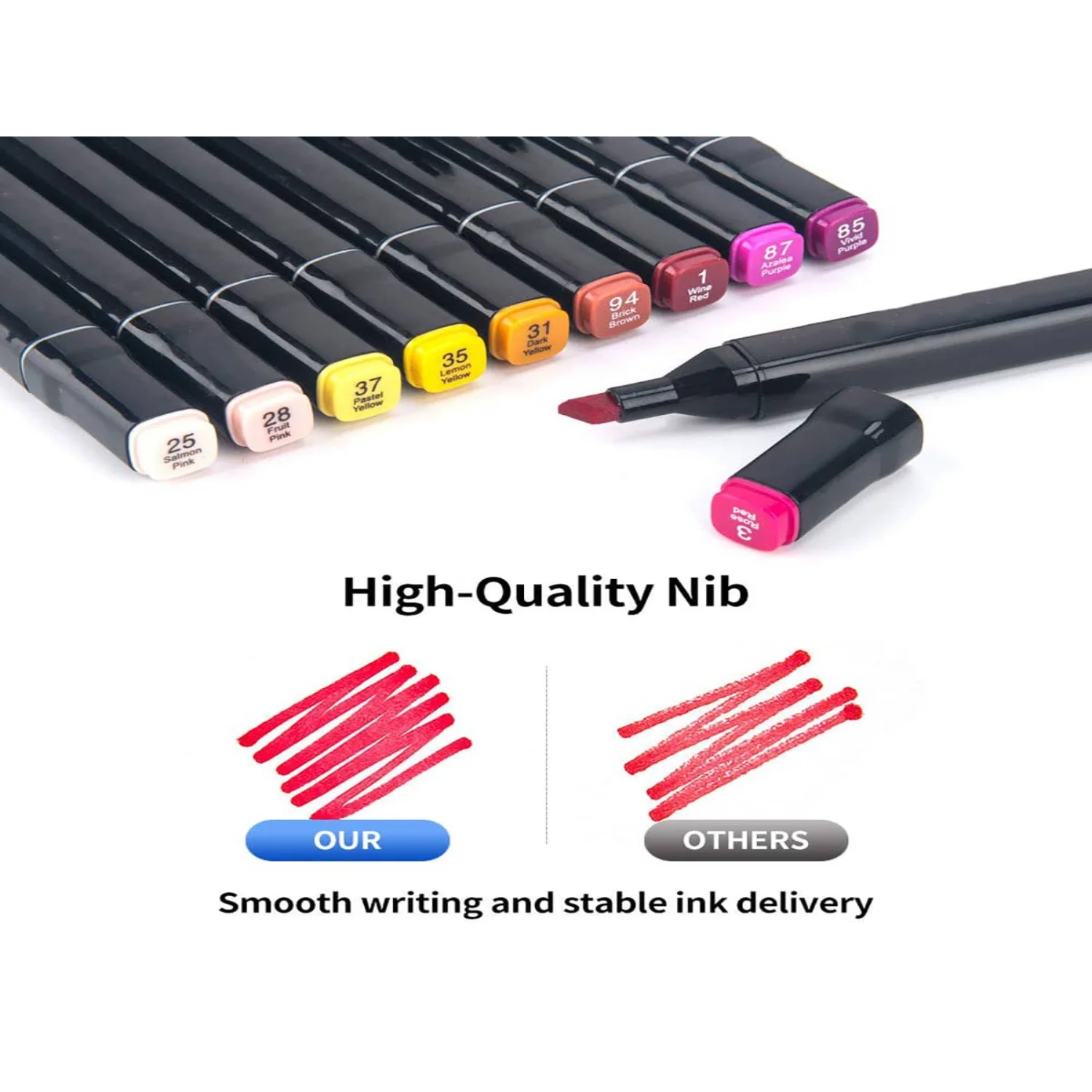 Ручки для рисования Маркеры 16-цветные водонепроницаемые маркеры краски на