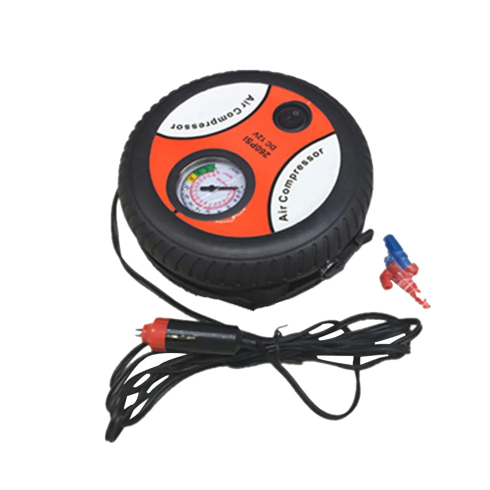 

1pc Inflator Pump Premium Practical Air Compressor Pump Portable Tire Inflator Pump Inflator Pumps Tire Inflator
