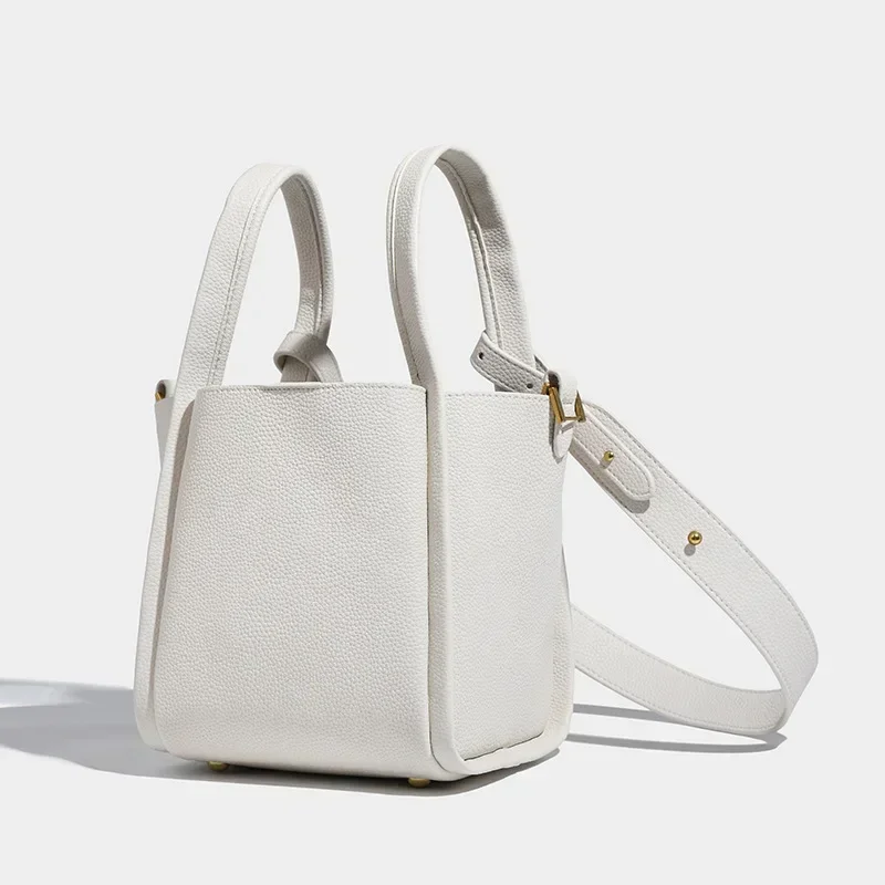 Новая модная женская сумка-ведро простая большая вместительная сумка через