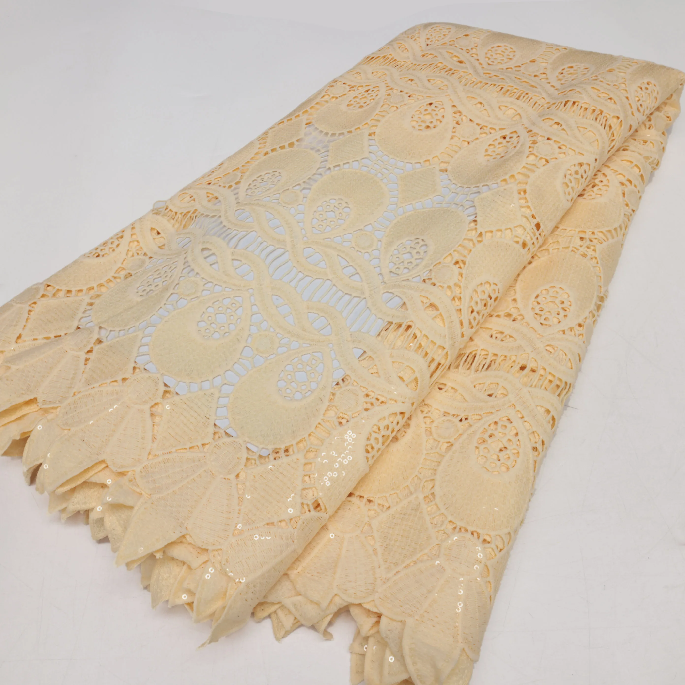 Африканская кружевная ткань галстук-касти для женщин