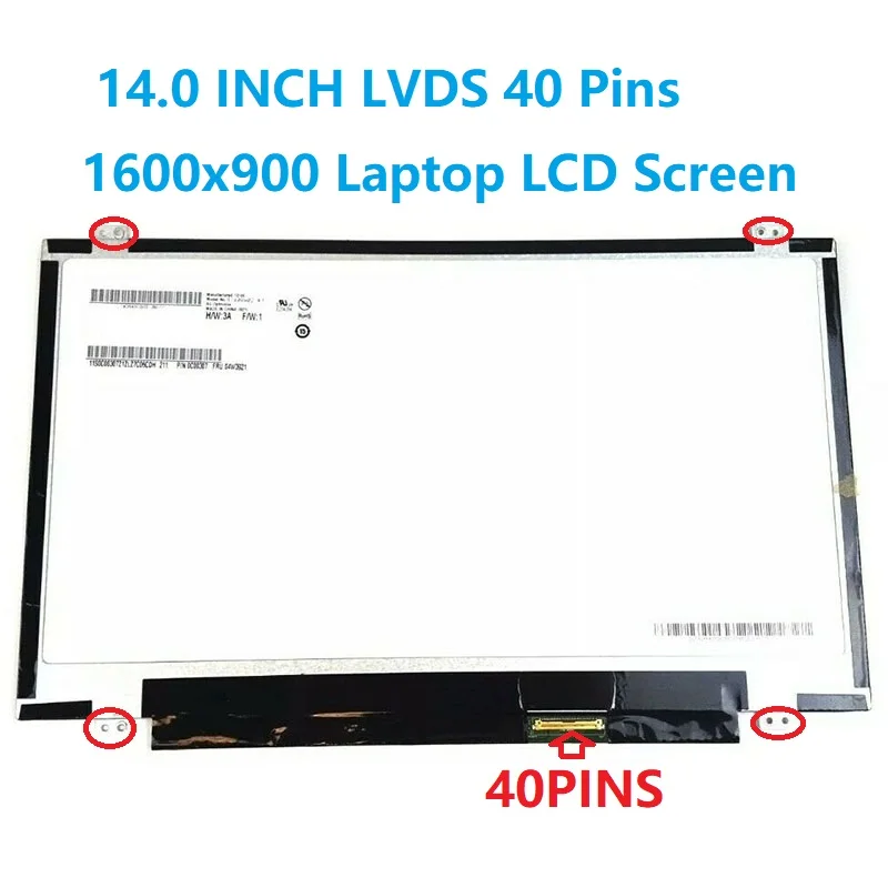 ЖК-экран 14 &quotLVDS 40 Pin HD + 1600x900 для Thinkpad T420 T430 T430S T430SI T430I FRU 04W3921 04W3331 93P5685 | Компьютеры и