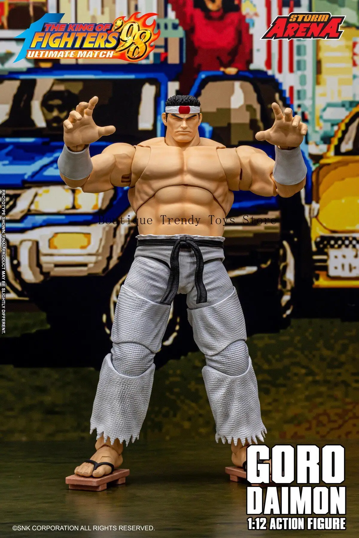 Фото В наличии: Коллекционная фигурка Storm Collectibles Daimon Goro - The King of Fighters 98UM - STORM ARENA, масштаб 1/12, аниме-модель, подарок для коллекционеров №2