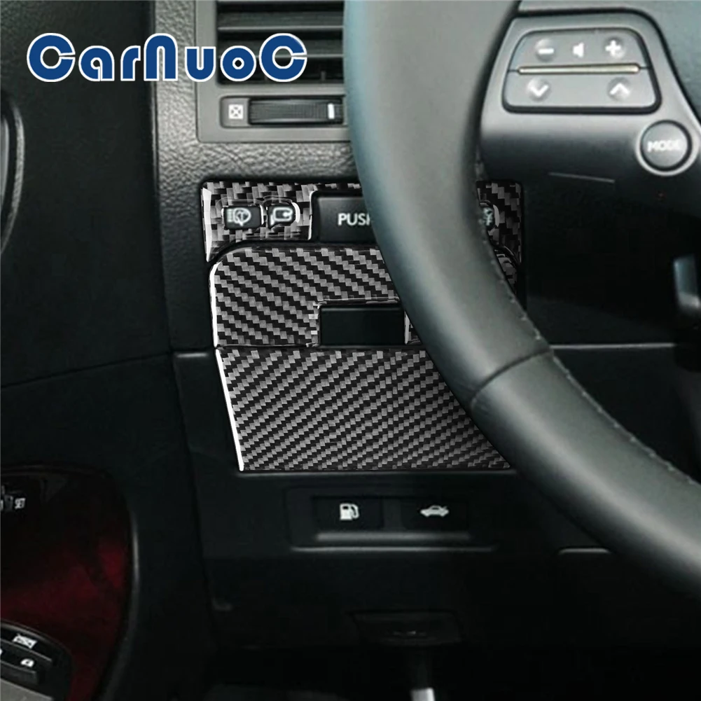 

Автомобильная наклейка из углеродного волокна, декоративные полосы для переключателя багажника Lexus GS 2006-2011, аксессуары, молдинги для интерьера