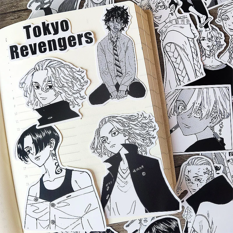 

40 шт./упаковка, декоративные черно-белые наклейки в виде комиксов