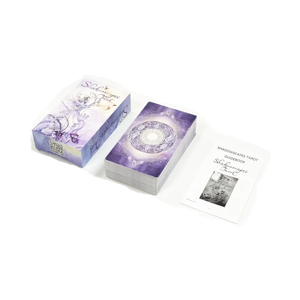 New 12X7cm Shadowscapes Tarot 78 Cards/Set Beautiful Purple Design For Friends Gift Board Game Holiday Party Leisure Funny Games