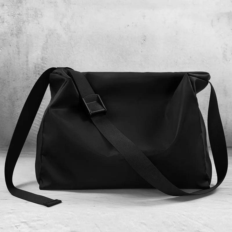 Men's Travel Shoulder Crossbody Bag Large Capacity Casual Sports Oxford Cloth Fitness Bag Business Trip Duffel Bag