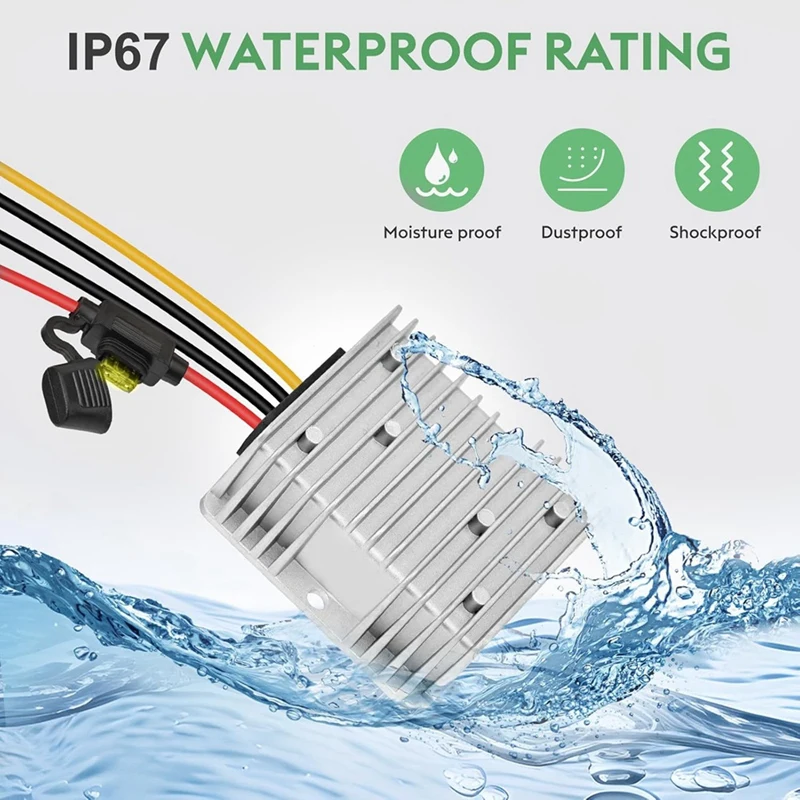 20A 240W тележка для гольфа DC 18V 20V 24V 36V 48V в 12V преобразователь регулятор напряжения