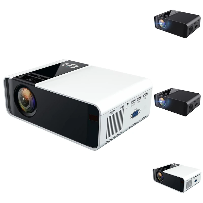 

W10 проектор AV видео аудио вход USB SD карта, HDMI, VGA, динамик, стерео наушники выход, (базовая модель)
