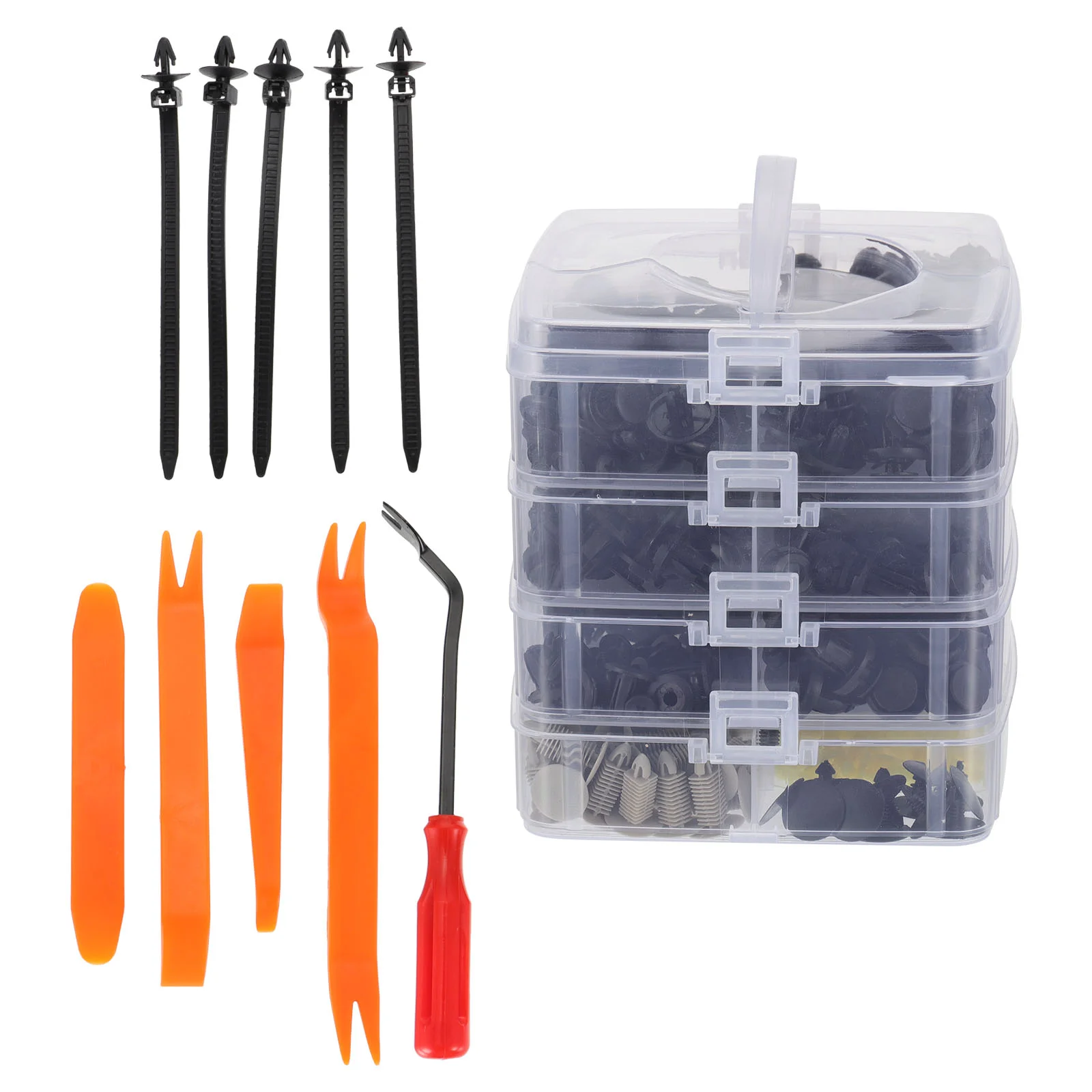 

1 Set Durable Useful Car Rivet Clip Auto Fastener Clip Car Bumper Retainer Car Push Clip