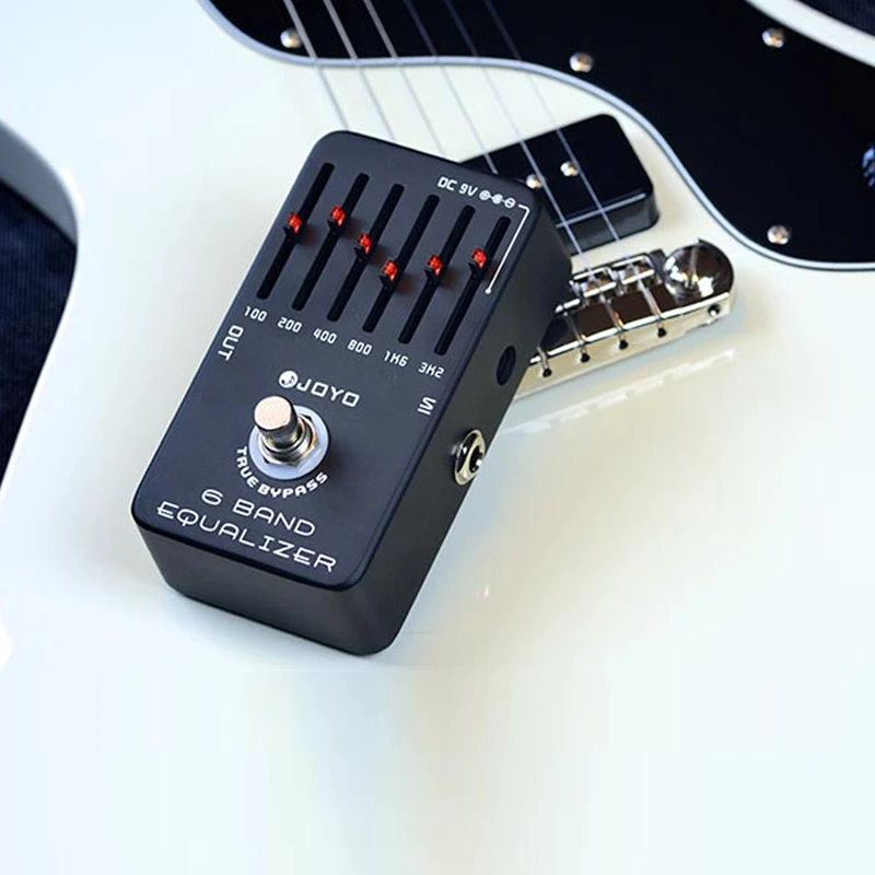 JOYO JF-11 6-полосный EQ графический эквалайзер педаль для гитарных эффектов запасные