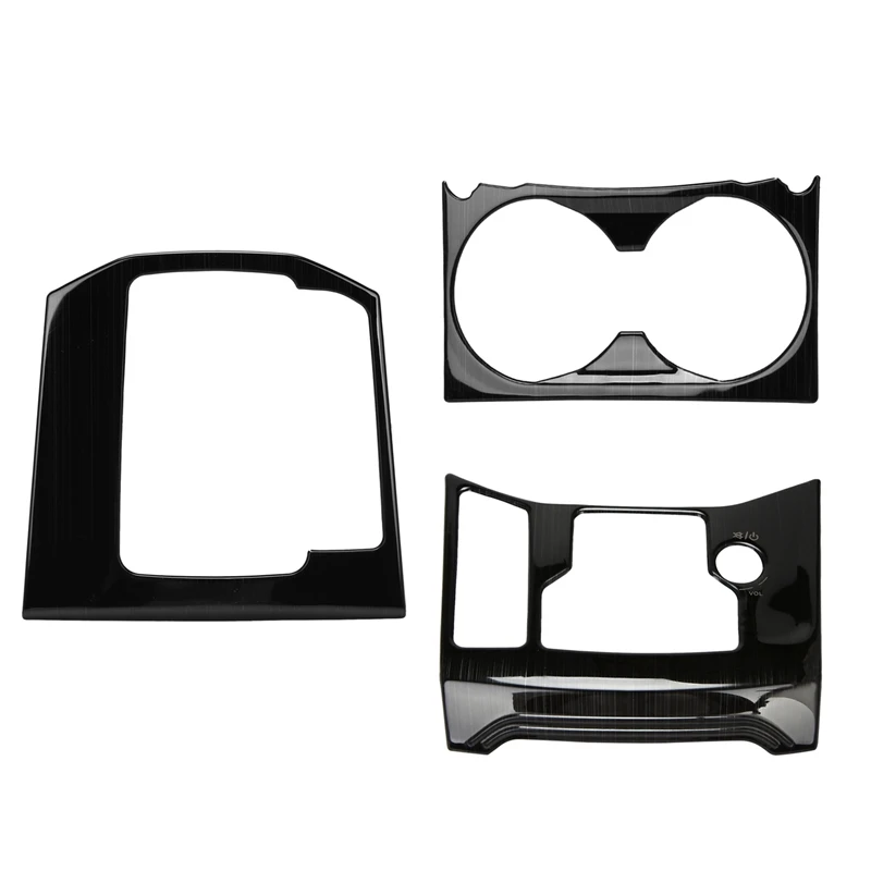 

3 комплекта для 2017 2018 2019 Mazda Cx-5 Cx5 Kf Lhd автомобильная коробка переключения передач Панель наклейка отделка полосы (Крышка держателя чашки)