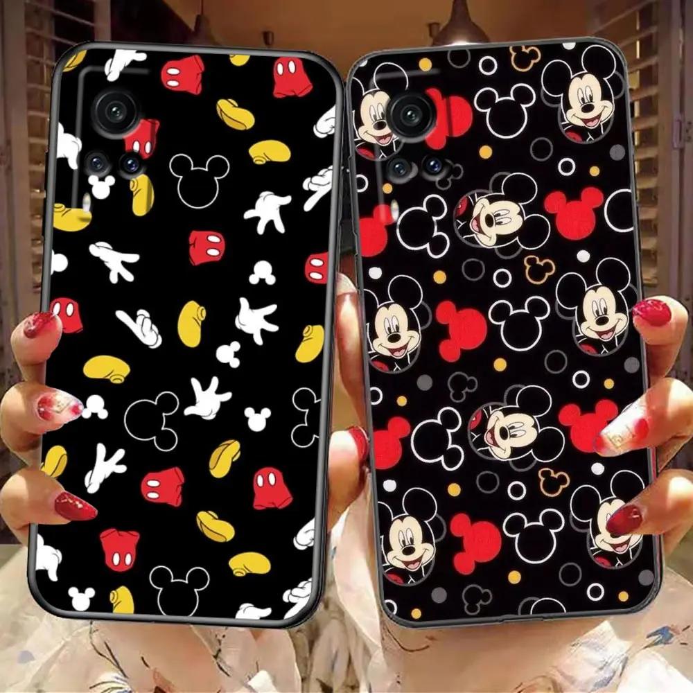 

M-Mickey M-Minnie Mouse art Phone Case For VIVO X90 X80 X70 X60 X50 X27 X23 X21 X20 Plus V27 V25 V23 V23E V21 V21E V20 Case Capa