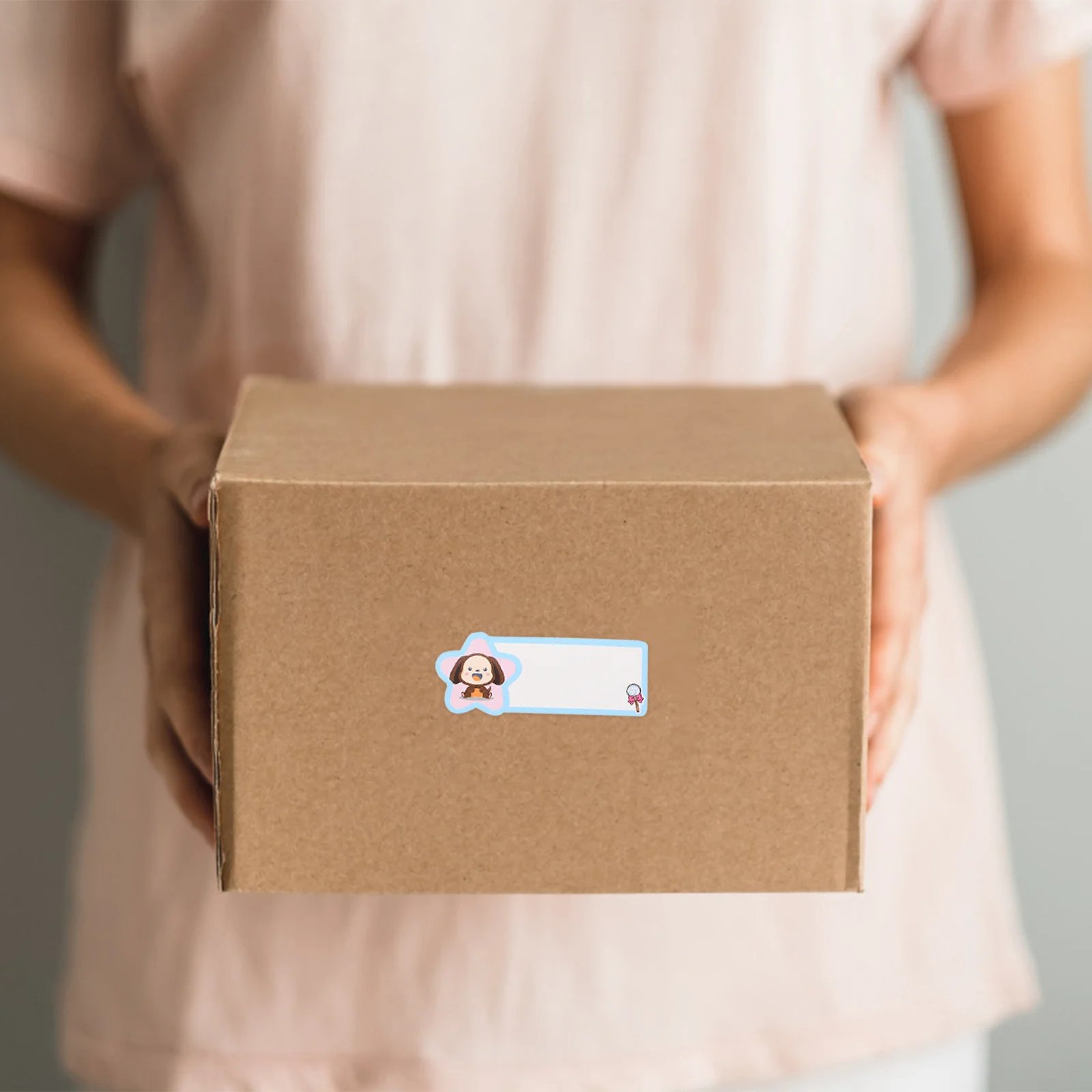 

Children's Name Stickers Cartoon Labels Self-Adhesive Present Note Write-On Reminding Handwritten