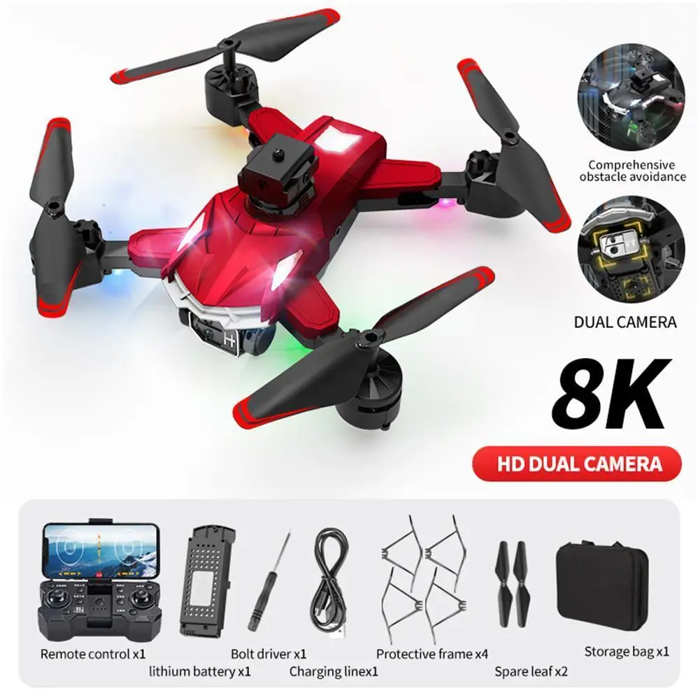 

Budi 8k Camera Gps Wifi Professional Uav Photography Lens Drone Obstacle Avoidance Positioning Aircraft Dual Optical Flo W3a8