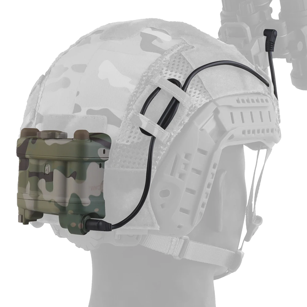 Fma Tactical An/pvs-31 Nvg Чехол для батарейного отсека Манекен Модель BK/MC шлема Очки ночного