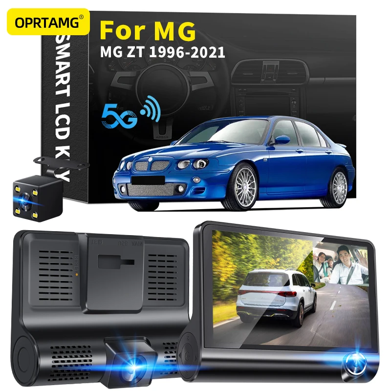 

OPRTAMG Dash Cam 540C6 Car DVR 3 Cameras Lens 4.0 Inch 1080P dashcam For MG ZT 1994 1995 1996 1997-2017 2018 2019 2020 2021 2022