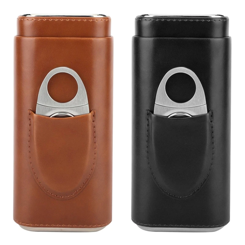 

Waterproof Cigar Leather for CASE Regular Smoking Boxes Leather Hard Smoking Organizer Moisture Proof and Scratch Drop Shipping