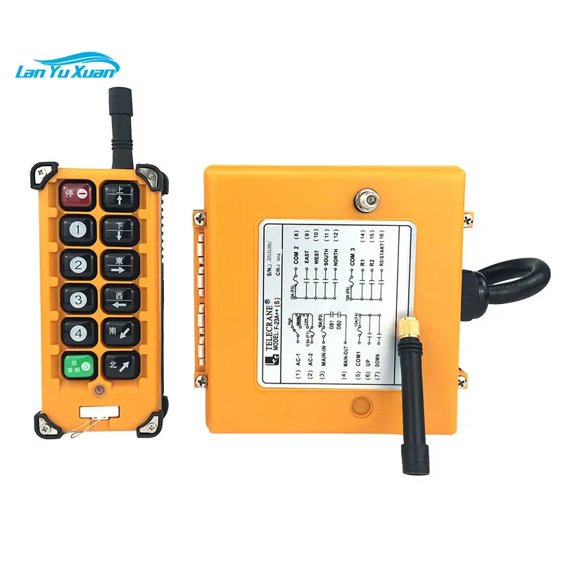 

Remote Control Manufacturer F23-BB 24V 36V Universal Industrial Remote Control 12 Buttons Radio Overhead Crane Remote Controller