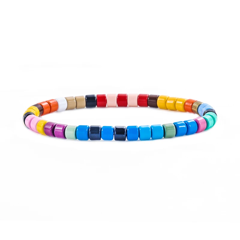 Летние браслеты из полимерной глины с бисером для серфинга | Браслеты