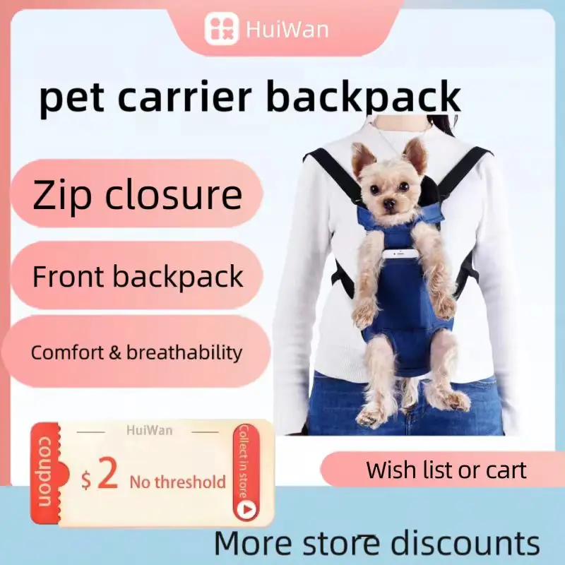 

Front Backpack chihuahua carrier Teddy Dog Backpack Pet Cat Carrying Bag Small Dogs Fashion Pets Products mascotas
