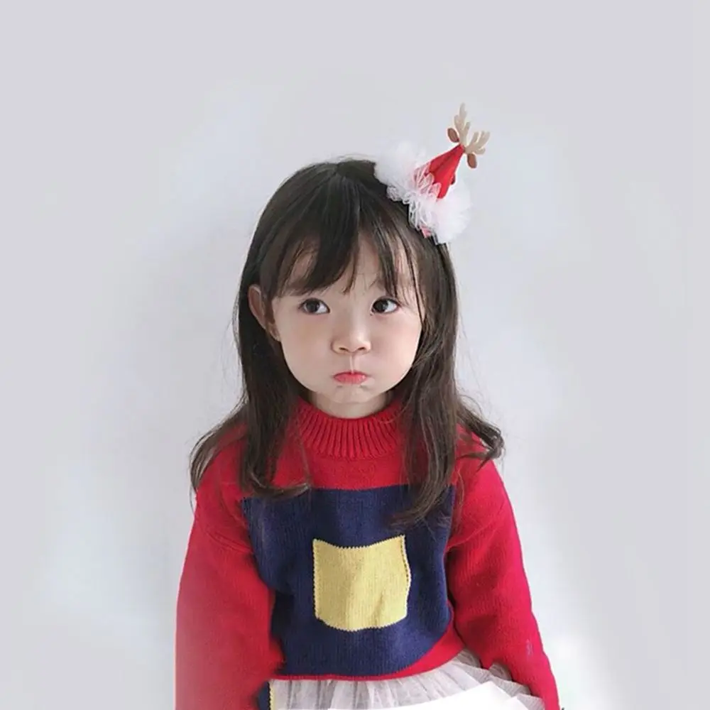 

Alloy Christmas Decoration Christmas Hair Clip Kids Hair Accessories Christmas Hat Hairpin Korean Style Headwear