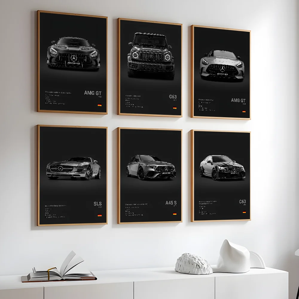 Автомобиль M-Mercedes-B-Benz-AMG GT G C63 300 500SL EVO A45 SLS R