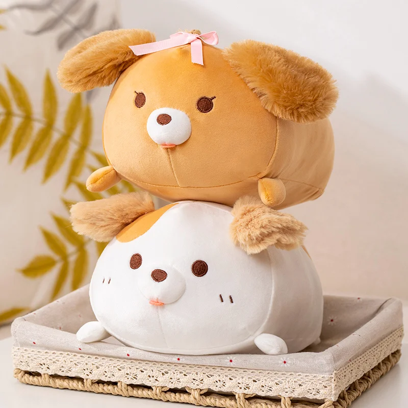 

30/40/50cm Fat Cute Simulation Teddy Dog Plush Toy Puppy Doll Elegant Gift Doll Pillow Children's Day Present Girlfriend Gift