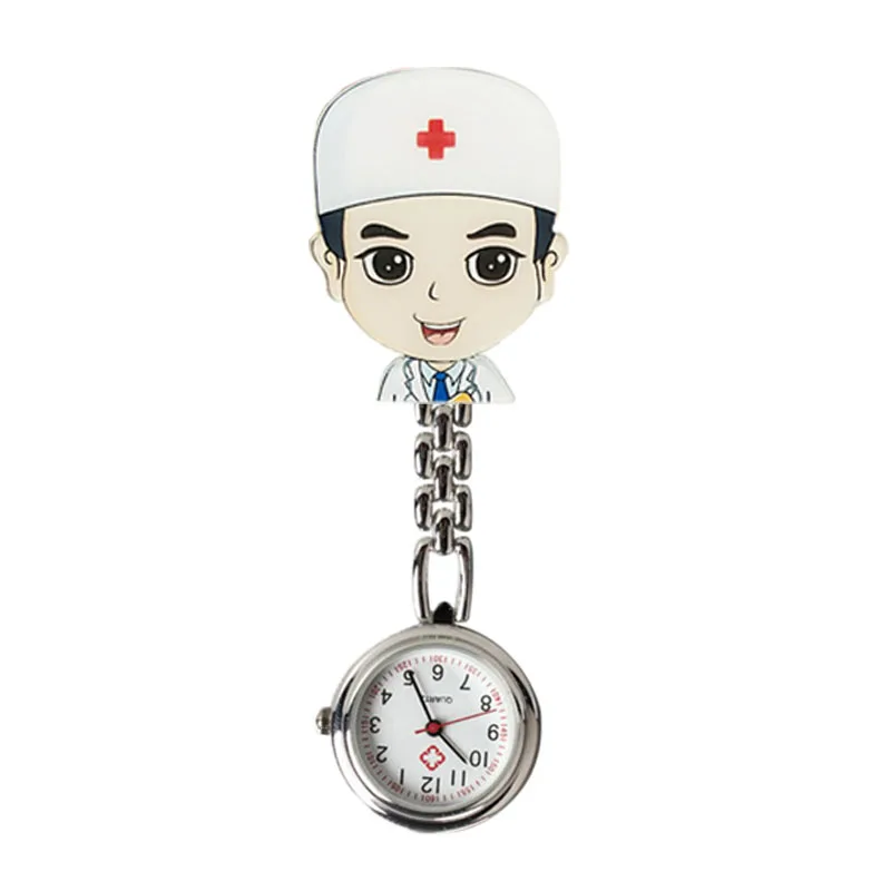 10pcs Nurse Doctor Pendant Pocket Watch Cute Harajuku Women Chest Watch Trend Hanging Watch relógio de bolso enfermagem