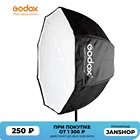 Godox фотостудия 80 см 31,5 дюйма переносной восьмиугольный Вспышка Speedlite зонтик софтбокс Brolly отражатель