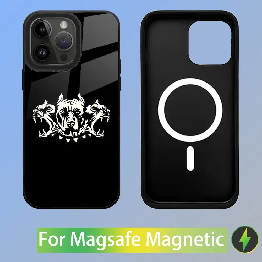 Чехол для телефона City M-Morgue Music Group iPhone 16 15 14 13 12 11 Plus Pro Max Mini Magsafe с магнитной