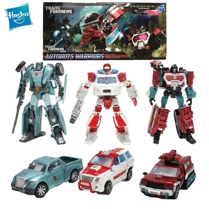 

Hasbro Transformers Japanese Classic Kup Percetor Ratchet Suit Deluxe Class Action Figurki Zabawki Kolekcja Prezentow Hobby