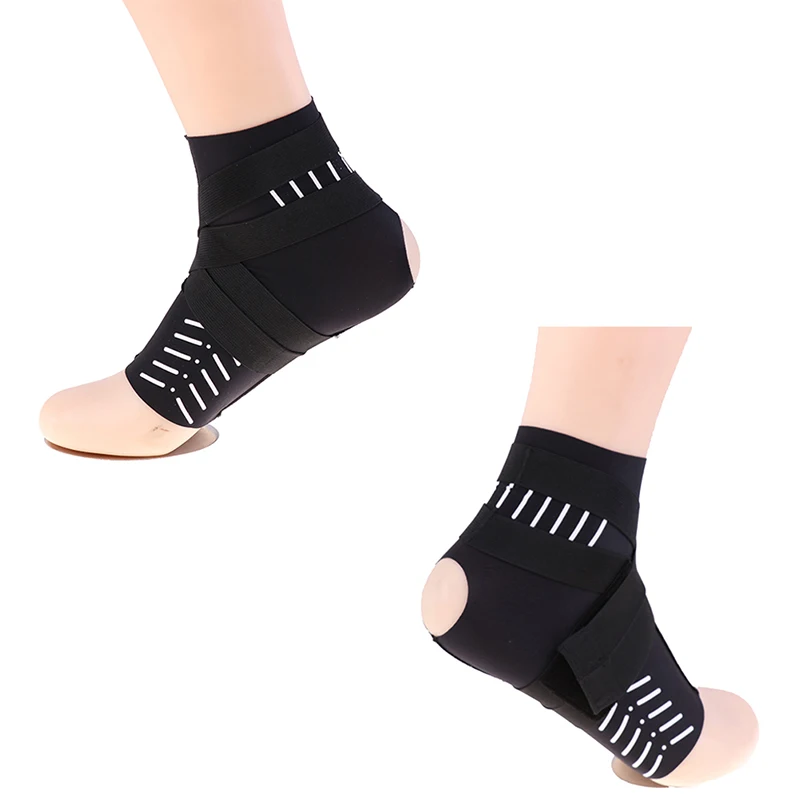 

1Pair Sports Ankle Brace Compression Strap Sleeves Support 3D Weave Elastic Bandage Foot Protective Gear Gym Fitness