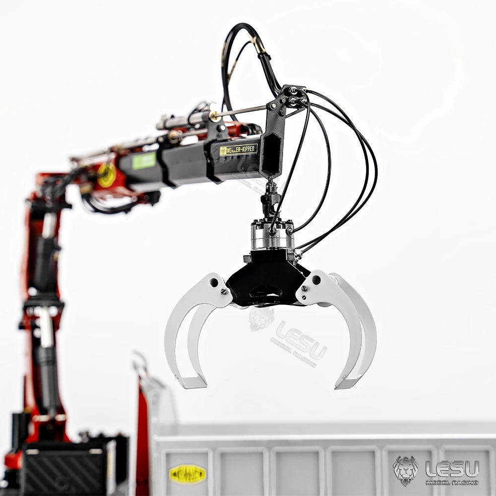 Hydrauliczny zacisk do drewna LESU Części zamienne Akcesoria zabawek 1/14 RC Dźwig z Sterowanie radiowe Ciężarówka Model pojazdu samochodowego