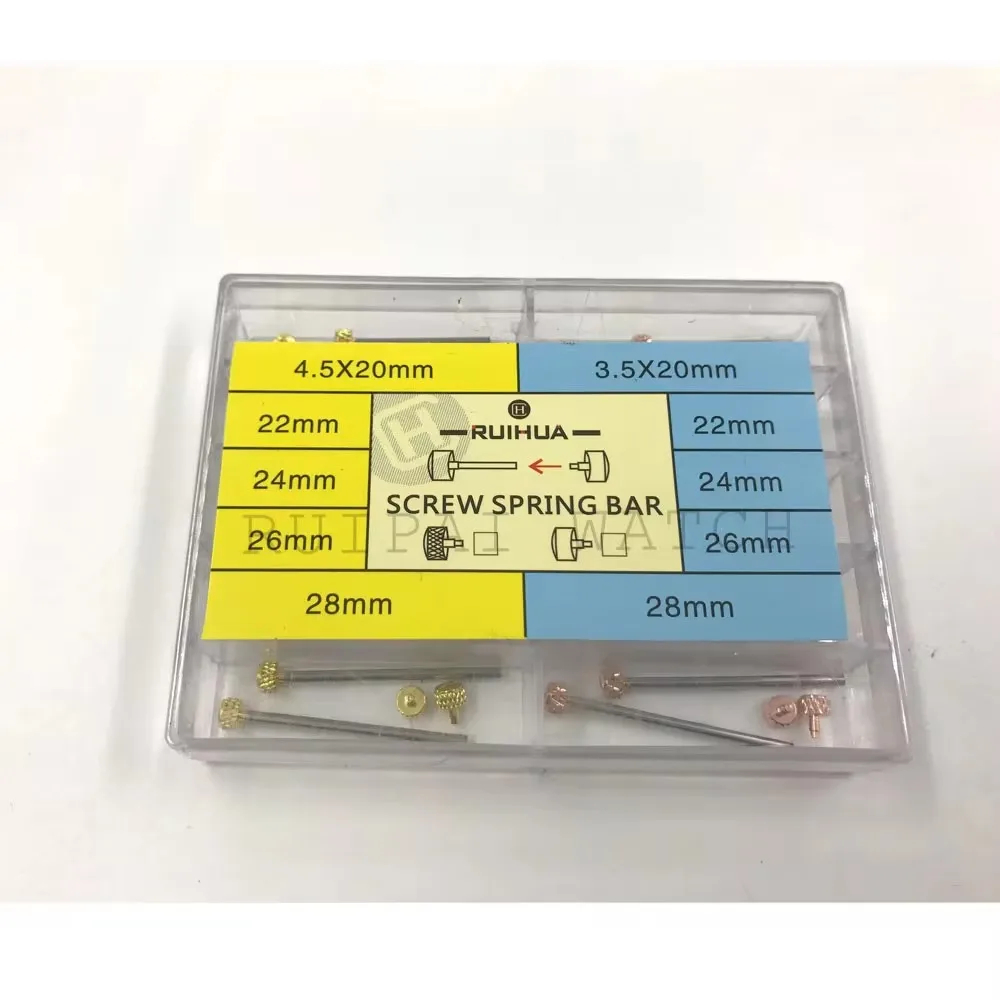 Винтовой пружинный стальной ремешок для часов браслета ремешка цвета розового