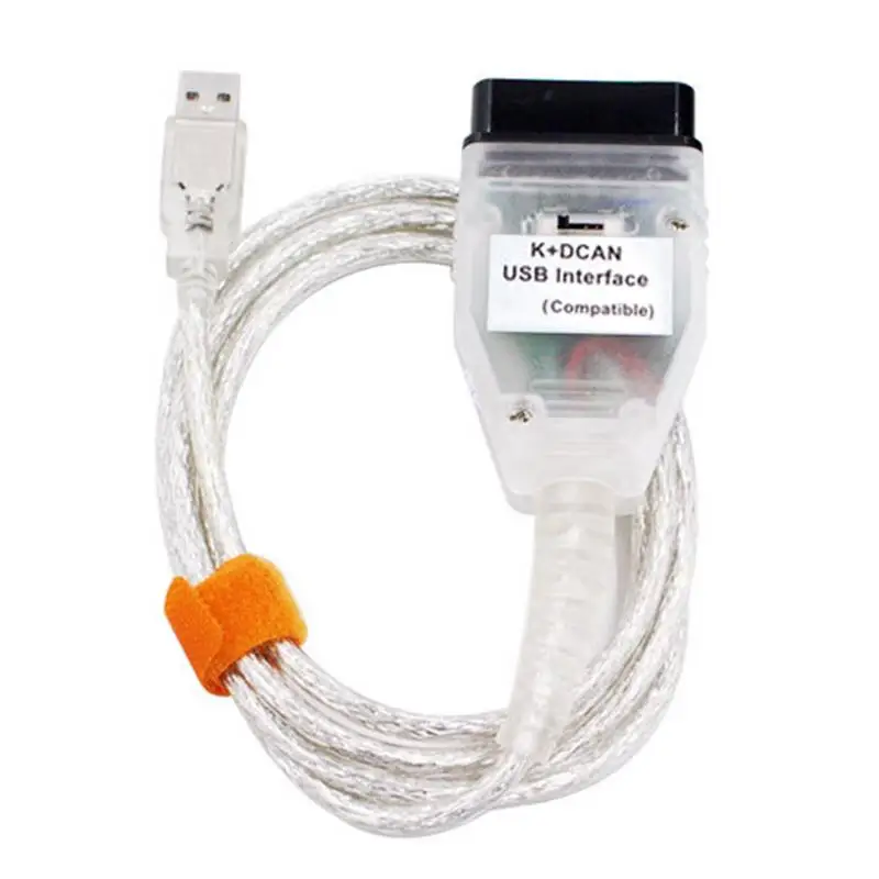 

For BMW KDCAN New Design Switch Push Button USB Diagnostic Cable FTDI Chip K DCAN For BMW Series OBD2 Interface Accessories