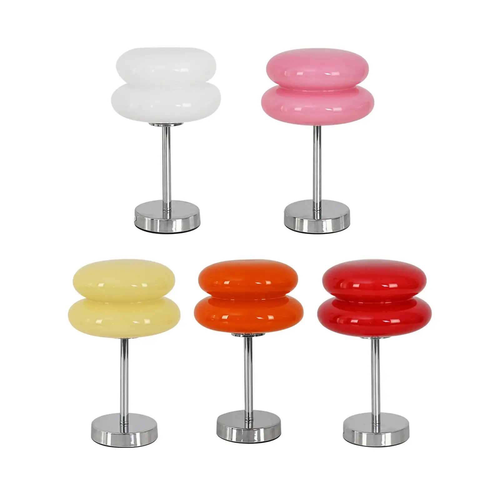 

Egg Tart Mushroom Table Lamp Fashionable Decorative Lamp INS Atmosphere for Home Bedroom Bar