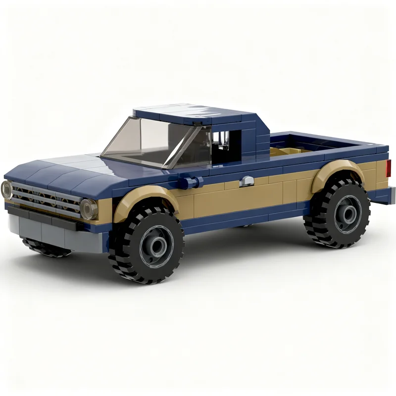 Фото Набор для сборки модели грузовика F-150 Regular Cab (294 детали) MOC Technology Dexter Truck Classic Pickup, конструктор для самостоятельной сборки, подарочный набор на день рождения №1