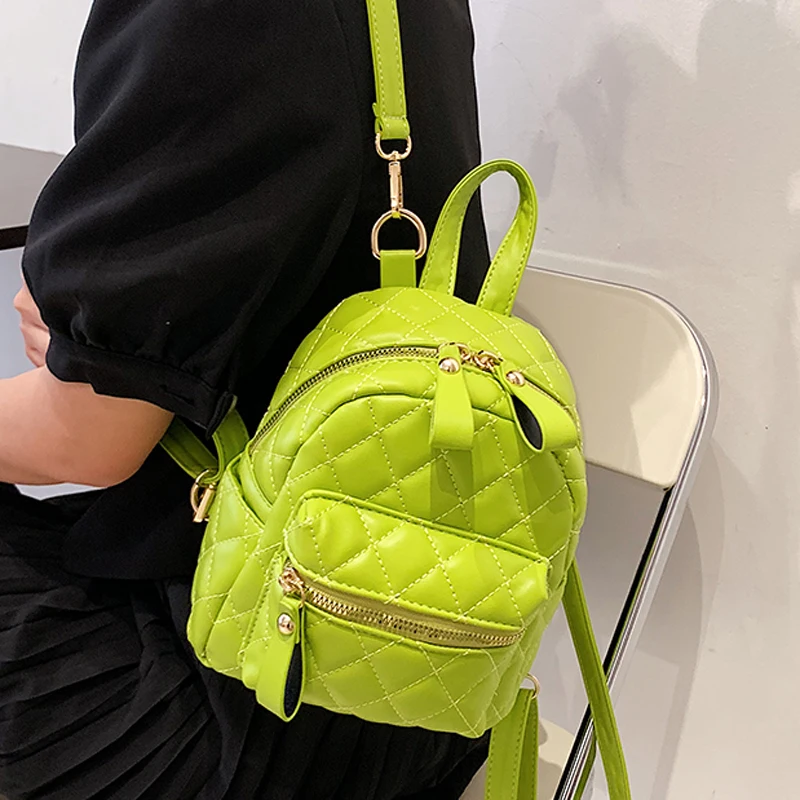 

Дизайнерский Модный женский рюкзак из мягкой кожи, Многофункциональный маленький школьный ранец для девочек, женская сумка на плечо