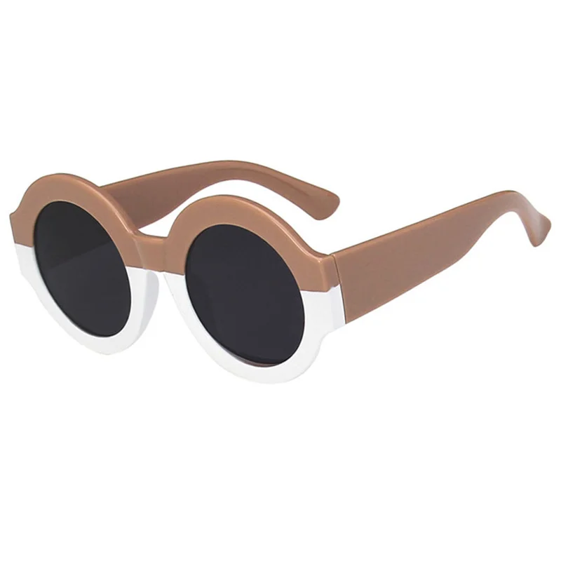 Солнцезащитные очки круглые для мужчин и женщин модные дизайнерские Роскошные