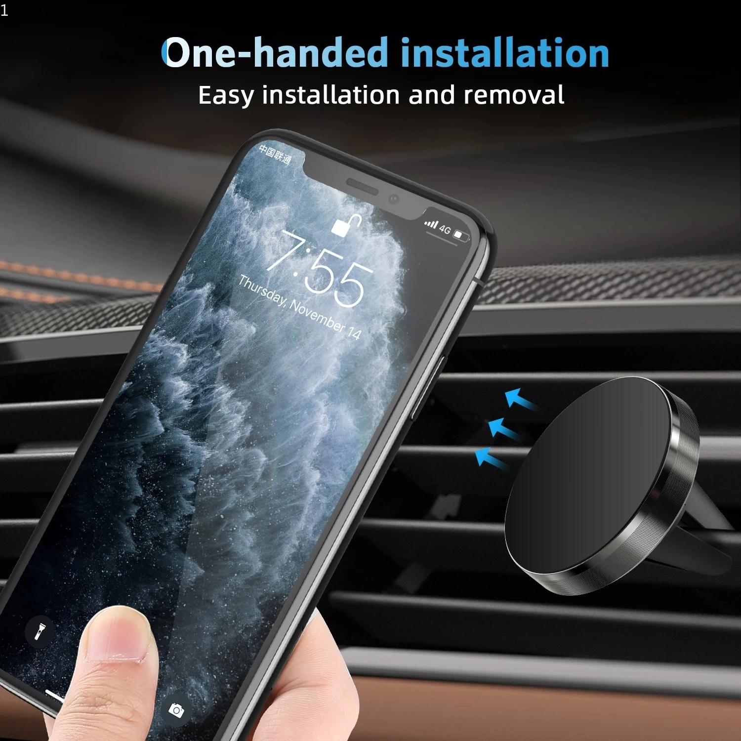 

Magnet Smartphone Mobile Stand Air Vent Magnetic Car Phone Holder Cell GPS Support For iPhone 13 12 XR xiaomi huawei samsung